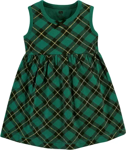 Miniatura 5 de Hudson Baby - Conjunto de vestido y cárdigan de algodón para niña