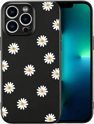 Miniatura 147 de RALEAVO Funda Floral para iPhone 12, Cubierta de Silicona Líquida con Bonito Patrón de Rama de Flores para Niñas y Mujeres, Funda Protectora de Goma