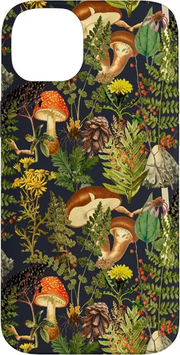 Miniatura 15 de Mushroom Woodland Scene elderberries Fungi Nature Shrooms Case for iPhone 17