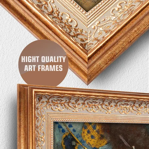 Miniatura 742 de A&T ARTWORK Campo de trigo con cipreses de Van Gogh Las reproducciones de arte clásico mundial, impresiones en lienzo giclée para decoración
