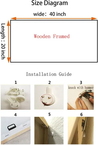 Miniatura 7 de Enartly Arte de pared de paisaje grande para sala de estar y dormitorio, decoración de pared de abedul blanco, lienzo de bosque verde, pintura