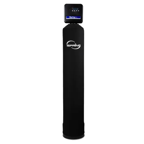 iSpring WF150K Sistema central de filtración de agua para toda la casa con válvula inteligente Set and Forget de hasta 10 años Negro - Metal pesado