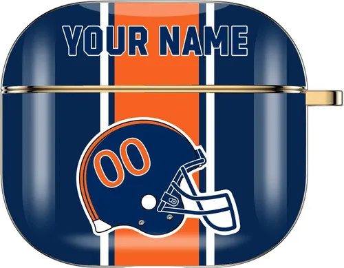 Miniatura 12 de Funda personalizada para casco de fútbol americano con nombre y número para AirPods Pro de 3ª generación Pro 2 (2019 2021 2022) Funda protectora