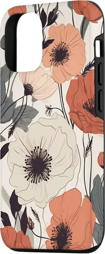 Miniatura 2 de Funda para iPhone 12/12 Pro Minimal Poppy Flower Boho Floral Cute Aesthetic