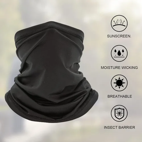 Miniatura 2 de Paquete de 4 polainas refrescantes para el cuello, bufanda de verano, protección contra rayos UV, pasamontañas para hombres y mujeres, pesca