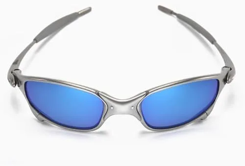 Miniatura 2 de Nueva walleva polarizadas Fire Rojo + Azul Lentes para Oakley Juliet