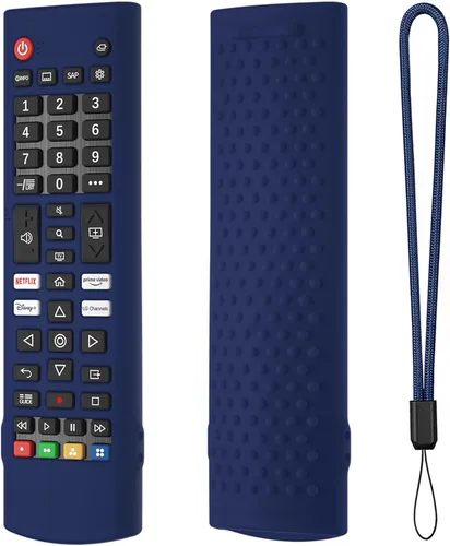 Miniatura 14 de Funda protectora de silicona Hi Color para mando a distancia de LG TV AKB75095307 AKB75375604 AKB74915305. Funda protectora de silicona para LG Negro