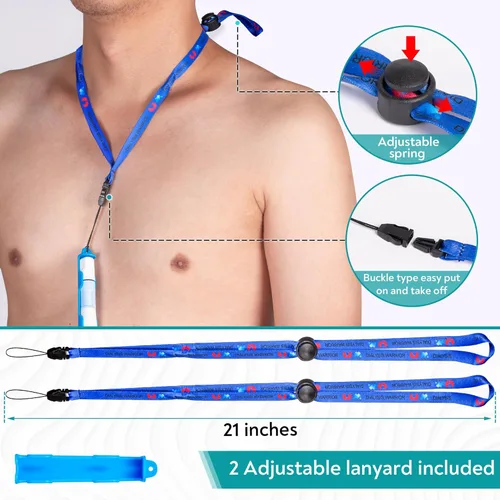 Miniatura 5 de Soporte patentado de transferencia de diálisis peritoneal para Baxter, accesorios para cinturón de soporte de catéter PD Azul