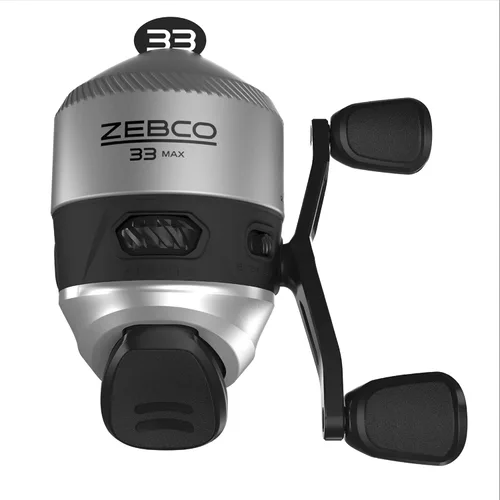 Zebco 33 Spincast - Carrete de pesca, recuperación intercambiable a derecha o izquierda, alerta de mordida incorporada, engranajes totalmente