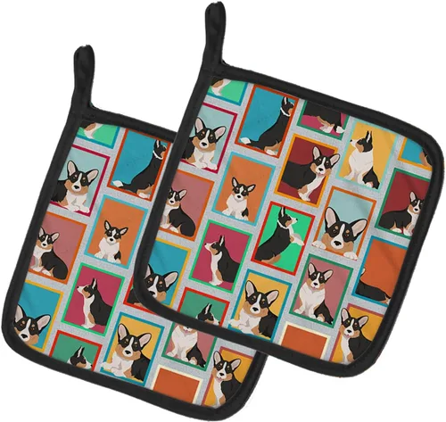 Miniatura 30 de Caroline's Treasures MLM1149PTHD - Juego de soportes para ollas de cocina resistentes al calor, almohadillas calientes para horno para cocinar