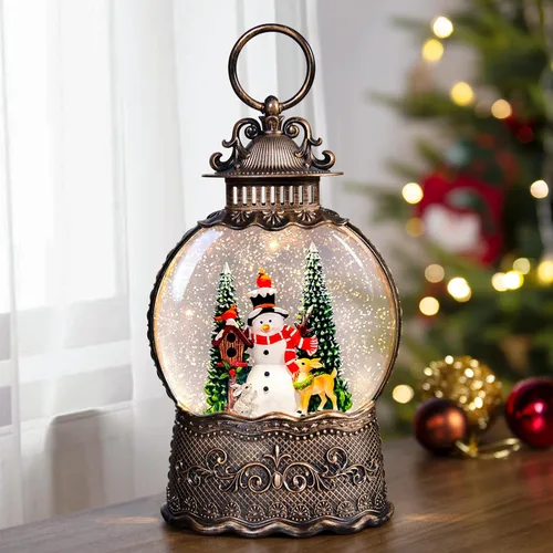Miniatura 16 de Regalos conmemorativos para gatos por pérdida de condolencias, globo de nieve con purpurina giratoria automática y temporizador de 6 horas