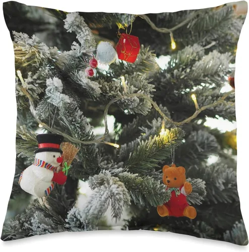 Cojines Decorativos Para Sala - Almohada decorativa para casa de Navidad, 16.0 x 16.0 in, multicolor