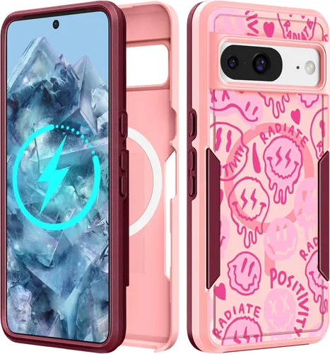Miniatura 220 de Funda para Moto G 5G 2024 – Compatible con MagSafe para mujeres y niñas, bonita funda protectora magnética para teléfono, diseño femenino Kawaii