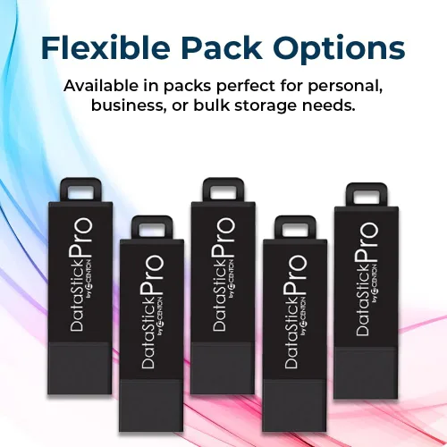 Miniatura 7 de Centon Electronics DataStick Pro - Unidad flash USB 3.2 Gen1, 128 GB, 5 unidades flash USB, paquete de 5 unidades, color negro