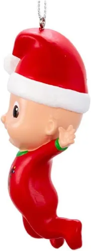 Miniatura 4 de Cocomelon™ Molde soplado JJ con adorno de sombrero de Santa