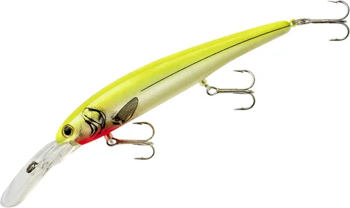 Miniatura 16 de Bandit Lures 4 3/4-Inch Slender Minnow Jerkbait Trolls Up to 27 Feet Deep, Universal Color Patterns, 1 Piece