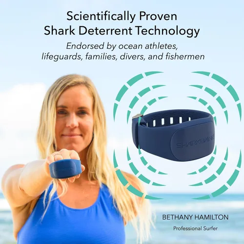 Miniatura 4 de SHARKBANZ - Banda magnética oficial de disuasión de tiburones para natación, surf, buceo y todos los deportes oceánicos - Probada y patentada