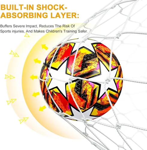 Miniatura 5 de Soccer Ball Size 5, with Pump & Needles, Outdoor Sports Official Match Soccer Ball for Adult Youth Training Practice Ball for Indoor