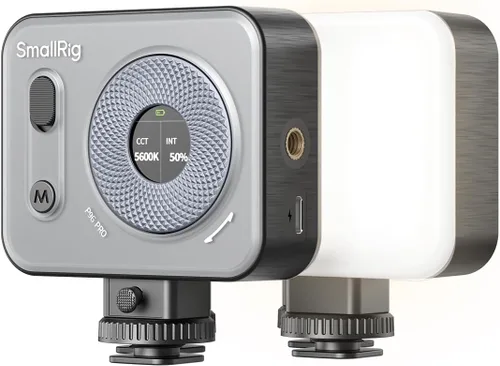 Miniatura 11 de SmallRig P96 Luz de Vídeo LED, Luces de Cámara Portátiles, 96 Perlas LED para Iluminación de Vídeos Fotográficos, Recargable 2200mAh CRI 95+