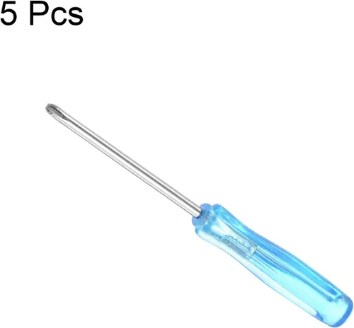 Miniatura 3 de uxcell Mini destornillador Phillips, cabeza cruzada de 0.079 in, 2.559 in de longitud para reparación de electrodomésticos pequeños, 5