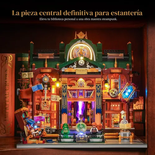 Miniatura 2 de Juego de Ladrillos de Construcción de Iluminación Steampunk Time-Rift de Lumibricks, 3187 Piezas de Construcción Modular de la Colección Custodios
