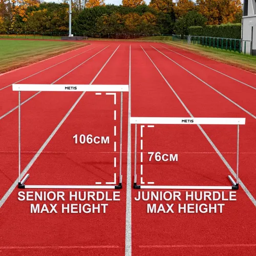 Miniatura 2 de METIS Alloy Hurdles - Equipo de pista y campo ajustable de alta calidad para atletas jóvenes y mayores Disponible en paquetes de 1, 5 o 10 Paquete