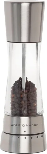Miniatura 15 de Cole & Mason Derwent Molinillo de Pimienta - Molinillo de Pimienta Gourmet de Precisión - Herramientas Recargables para Condimentos y Especias - Oro