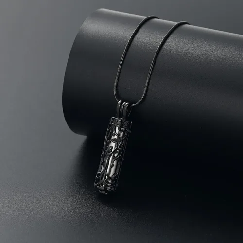 Miniatura 6 de Urn Necklace for Ashes with Hollow Vial Cylinder Cremation Jewelry for Ashes Tree of Life Memorial Jewelry Gifts for Women Ashes Necklace Lockets