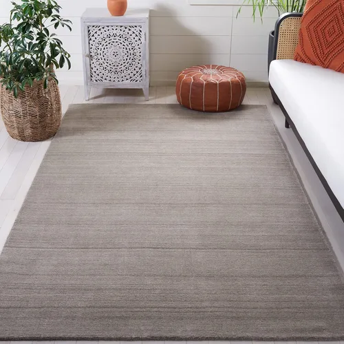 Miniatura 16 de SAFAVIEH Himalaya Collection - Alfombra decorativa, 3 x 5 pies, carbón, lana hecha a mano, ideal para zonas de alto tráfico en entrada, sala