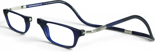 Clic Lentes de lectura magnéticos, lectores ajustables para colgar en el cuello, ajuste seguro con diadema rígida, expandibles originales (M-XL,