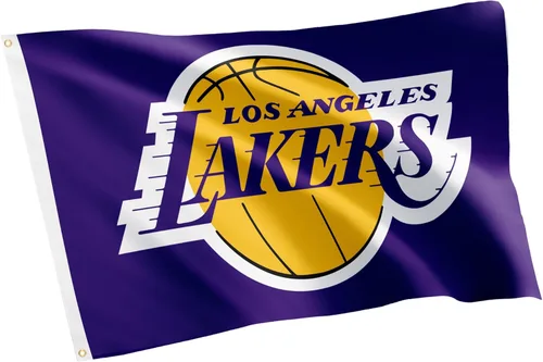 Miniatura 9 de Desert Cactus Bandera de los Lakers de Los Ángeles Los Angeles Lakers NBA National Basketball Association 100% poliéster para interiores
