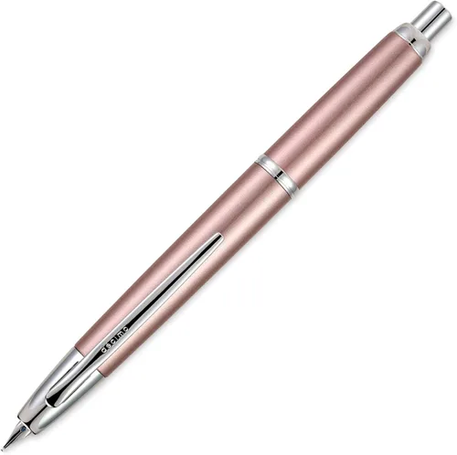 Miniatura 12 de Decimo pluma fuente retráctil, borgoña, rodio (Burgundy/Rhodium)