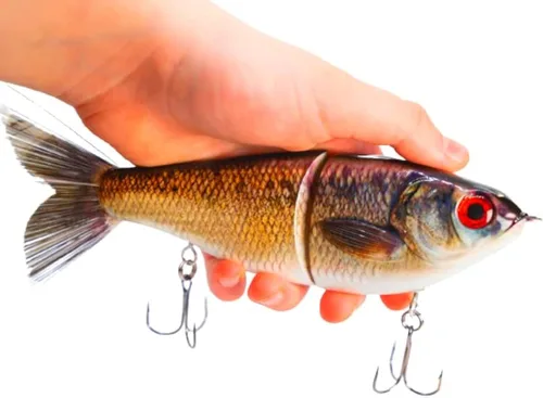 Señuelo de pesca de lubina, planeador de pedigrí de 7 pulgadas, señuelo de pesca de lubina, trucha de sábalo multiarticulado, hundimiento lento