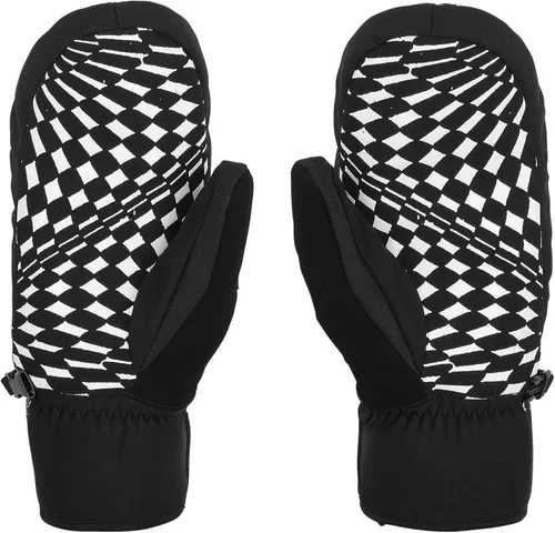 Miniatura 2 de Volcom Nyle - Manopla de esquí para hombre con aislamiento de tubería y parque, negro (Camo Black)