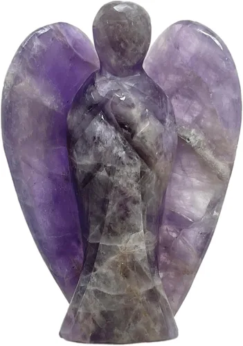 Miniatura 15 de Figura de ángel guardián de amazonita de 2 pulgadas, piedra natural tallada a mano, excelente para aliviar el estrés, la esperanza y la manifestación