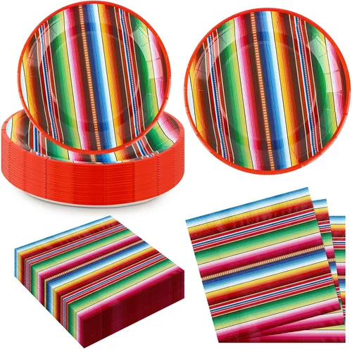 Miniatura 11 de 50 Pcs Back To School Plates and Napkins First Day of School Dinnerware Disposable Paper Tableware Party Decorations for Welcome Back to School