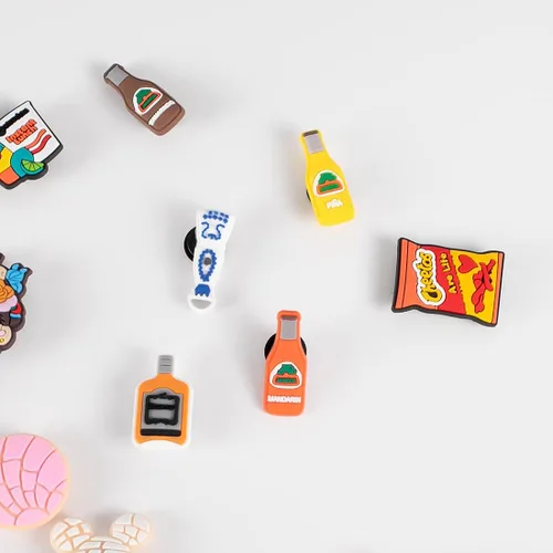 Miniatura 3 de Maxun - Dijes para zapatos de inspiración mexicana 22 piezas para decoración de zapatos mexicanos para zuecos de PVC bonitos suministros
