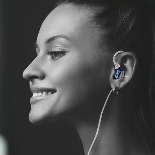 Miniatura 3 de SHANLING SONO - Auriculares intrauditivos con cable, monitor de oído de alta resolución 2DD+1BA IEMs, auriculares híbridos triple dinámicos sin Azul