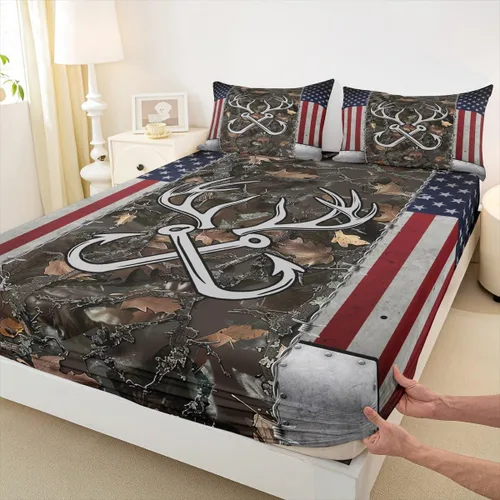 Miniatura 37 de Juego de sábanas bajeras para juegos tamaño individual, juego de ropa de cama con grafiti Lightning Strike para niños, adolescentes, decoración