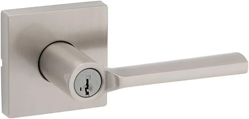 Miniatura 16 de Kwikset Lisboa - Manija interior de puerta de privacidad con cerradura, palanca de puerta para baño y dormitorio, palanca de puerta con botón
