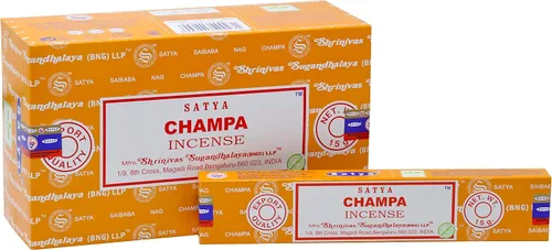 Miniatura 18 de EARTH Satya Nag Champa - Varillas de incienso prémium de 15 GMS (paquete de 12) (certificado verde) – Agarbatti enrollado naturalmente a mano