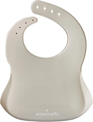 Miniatura 5 de Denver James Baberos de alimentación de silicona Apto para lavavajillas. Resistente al agua. Ajustable. Paquete de 3 unidades (baberos foodie)
