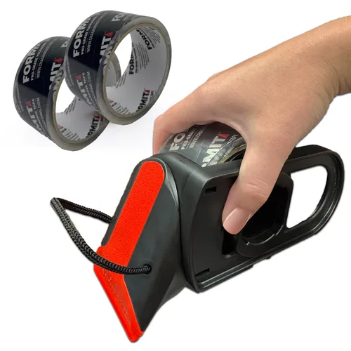 Miniatura 10 de Cinta de embalaje transparente con dispensador (1 rollo) - Cinta resistente para cajas de embalaje - Cinta de embalaje, cinta de envío