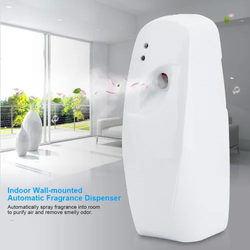 Miniatura 5 de Dispensador automático del aerosol, dispensador ajustable automático montado en la pared del espray del aerosol de la fragancia del ambientador