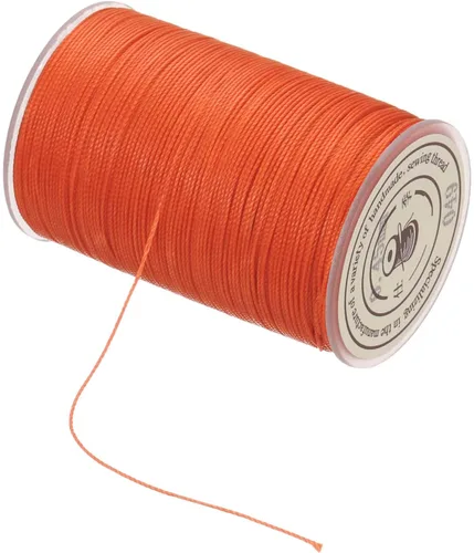 Miniatura 155 de MECCANIXITY Cordón encerado de poliéster encerado de 0.020 in, cuerda de cera de 175 yardas para hacer pulseras, collares, cuentas, joyería y Negro