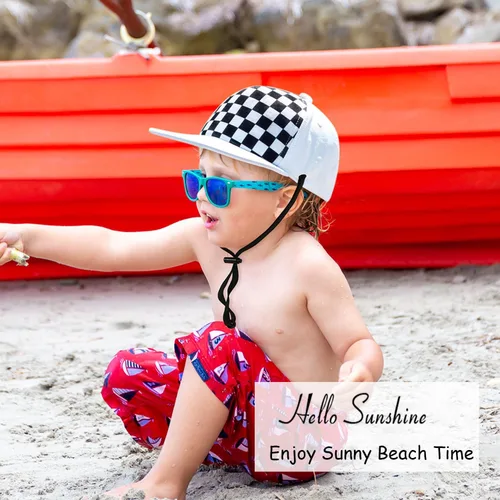 Miniatura 5 de Sombrero de béisbol para niños, sombrero de protección solar para niños pequeños, sombreros de algodón, sombrero de sol para bebés, niñas y niños