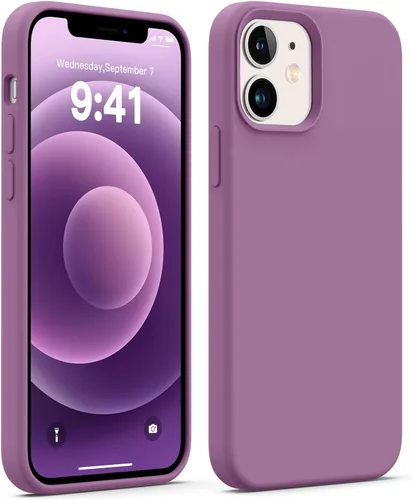 Miniatura 51 de JELE Funda a prueba de golpes diseñada para iPhone 11, funda de teléfono de silicona líquida con [forro de microfibra suave antiarañazos]
