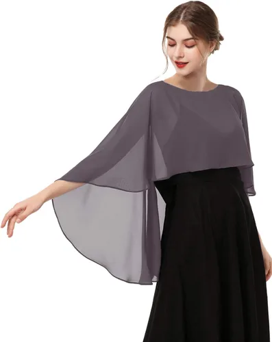 Miniatura 4 de Hotshawl Capelets para mujer chales y envolturas de gasa para vestido de noche capas de boda