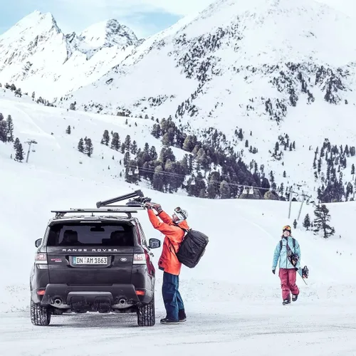 Miniatura 6 de Thule SnowPack Extender Esquí/Snowboard Rack (6pr/4 Tablas), Negro