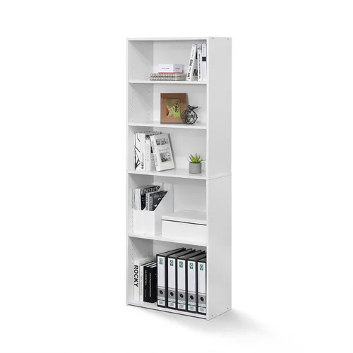 Miniatura 48 de Furinno Luder - Estantería abierta de 3 niveles, color roble francés